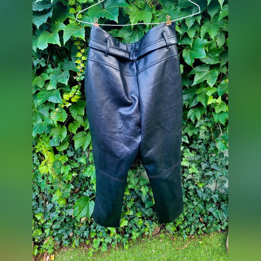 Wilfred Vegan Leather Belted Pants - Picture 4 of 4